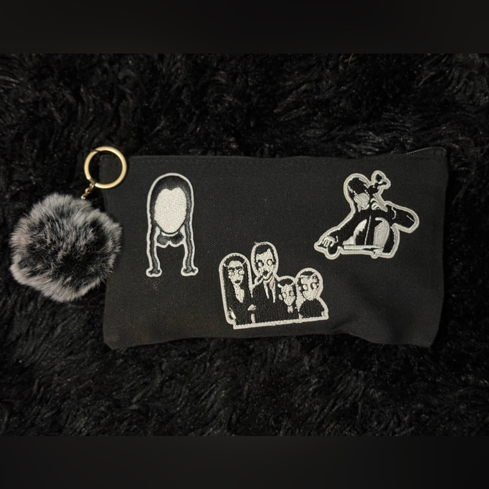 Wednesday themed pencil pouch or coin purse‎